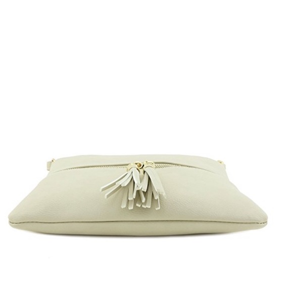 Lightweight Medium Crossbody Bag with Tassel - Picture 3 of 5